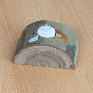 Teelichthalter Natur